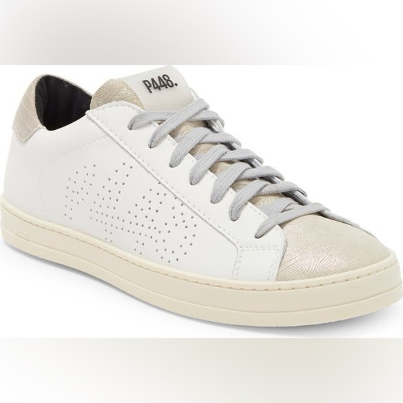 MISMATCHED SIZE P448 John Sneaker Low Top Lace Up Sz 38 and 39 - Picture 1 of 16
